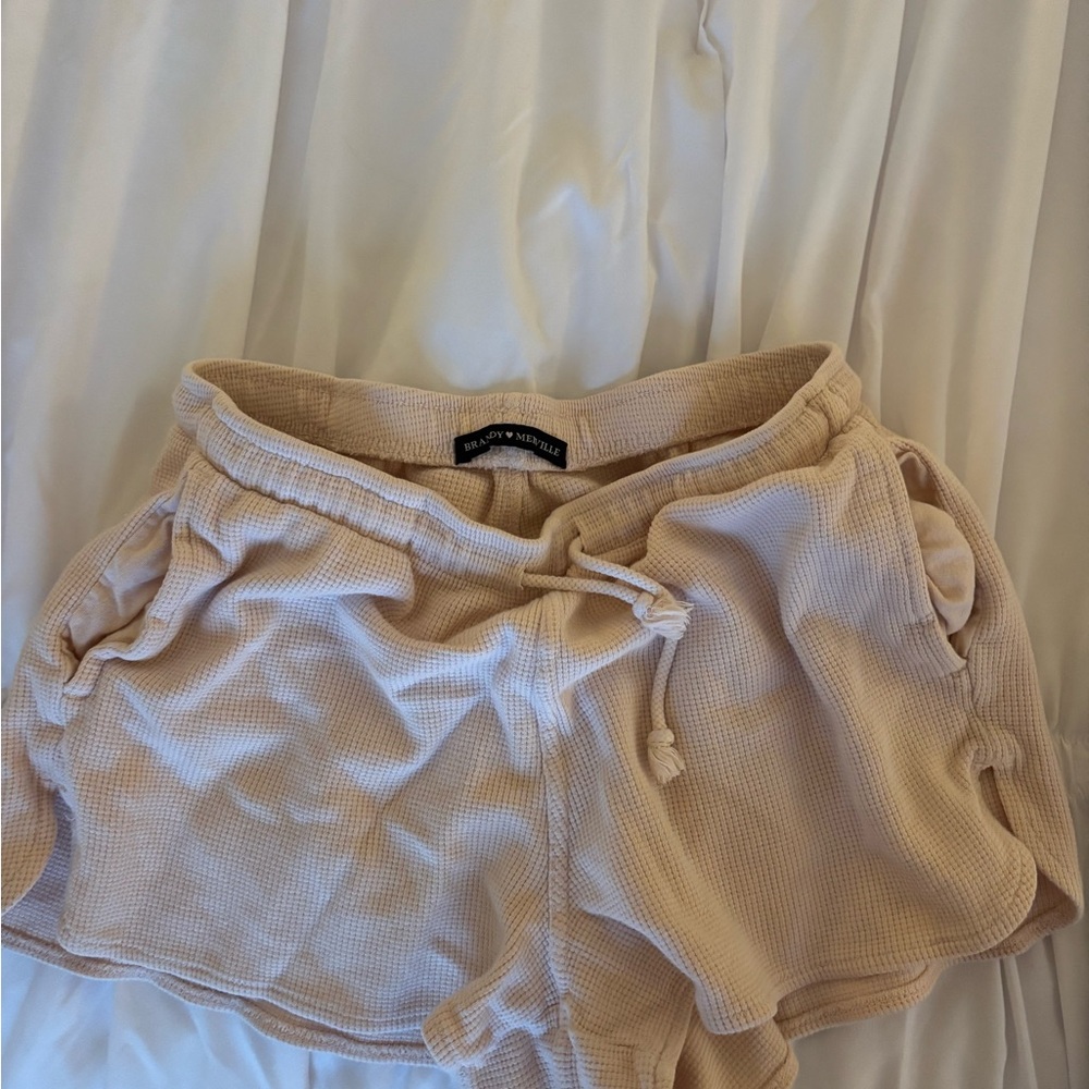 Brandy waffle shorts